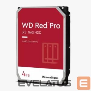 Hard drive HDD Western Digital  HDD||Red Pro|4TB|SATA 3.0|256 MB|7200 rpm|3,5"|WD4005FFBX 
