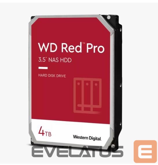Hard drive HDD Western Digital HDD||Red Pro|4TB|SATA 3.0|256 MB|7200 rpm|3,5"|WD4005FFBX