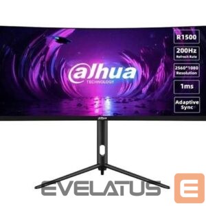 Monitorid DAHUA  LCD Monitor||DHI-LM30-E330CA|30"|Gaming/Curved/21 : 9|Panel VA|2560x1080|21:9|200Hz|1 ms|Swivel|Tilt|Colour Black|LM30-E330CA 