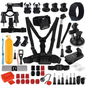 Sports camera Puller  Accessories Puluz Ultimate Combo Kits for sports cameras PKT16 53 in 1 