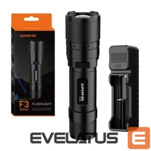 LED taskulamp Supcase  Flashlight Superfire F3-L2, 570lm 