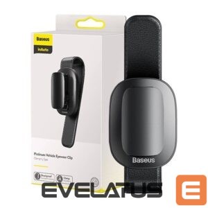 Autotarvikud Baseus  Baseus Platinum Vehicle eyewear clip (clamping type) Black 