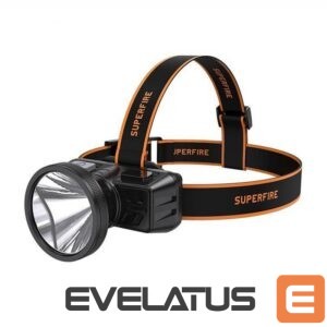 LED Flashlight Supcase  Headlamp Superfire HL51, 160lm, USB 