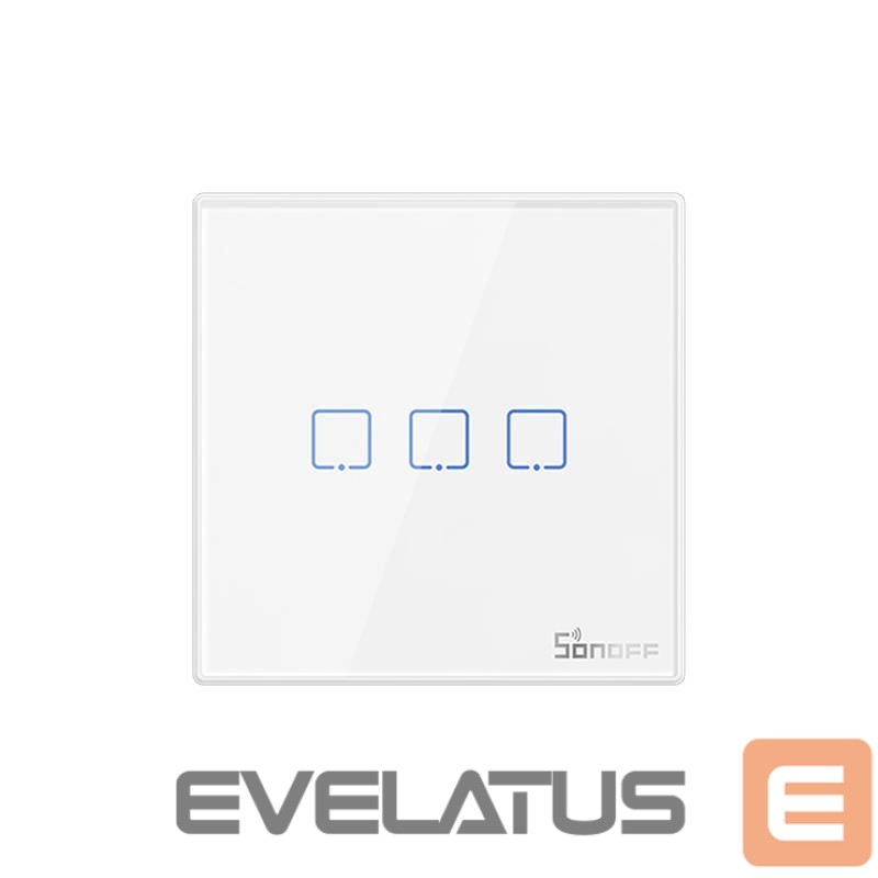 Nutikas seade Sonoff Smart Wireless Wall Switch Sonoff T2EU3C-RF 433MHz (3-channel)