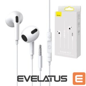 Wired headphones Baseus  Baseus Encok H17 Earphones (white) 