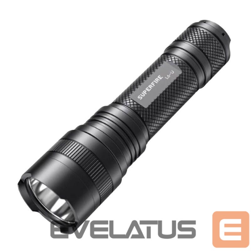 LED taskulamp Supcase Flashlight Superfire L6-U, 1480lm, USB-C
