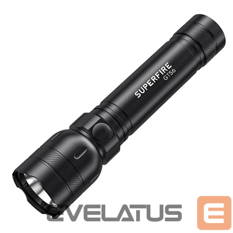 LED taskulamp Supcase Flashlight Superfire GTS6, 360lm, USB-C