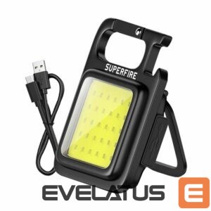 LED taskulamp Supcase  Flashlight Superfire MX16, 600lm, 500mAh, USB-C 