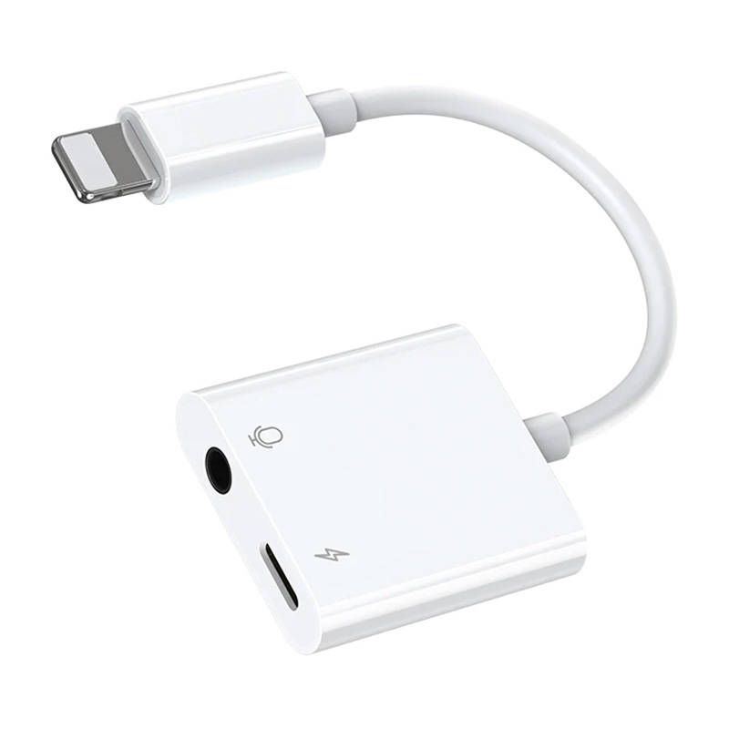 Converter Joyroom Audio Adapter Lightning / 3.5 mm Joyroom S - Y105 (white)
