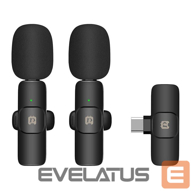 Microphone Puller Wireless microphone Puluz PU3151B Lavalier Type C