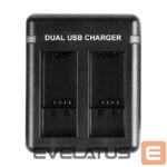 Foto un video aksesuārs Puller  2-slot charger Puluz PU919B for GoPro Hero 9/10/11/12 