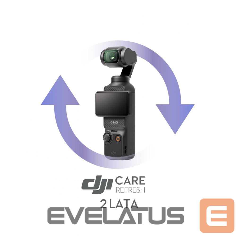 Droon DJI DJI Care Refresh DJI Osmo Pocket 3 (dwuletni plan) - kod elektroniczny