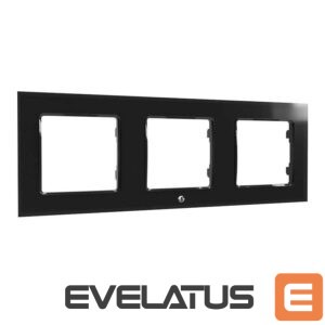 Nutikas seade Shelly  Switch frame triple Shelly (black) 