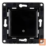 Умное устройство Shelly  Shelly wall switch 1 button (black) 