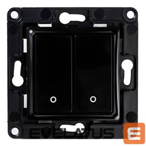 Nutikas seade Shelly  Shelly wall switch 2 button (black) 