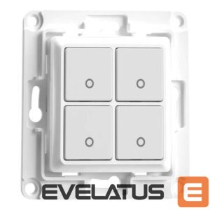 Nutikas seade Shelly  Shelly wall switch 4 button (white) 
