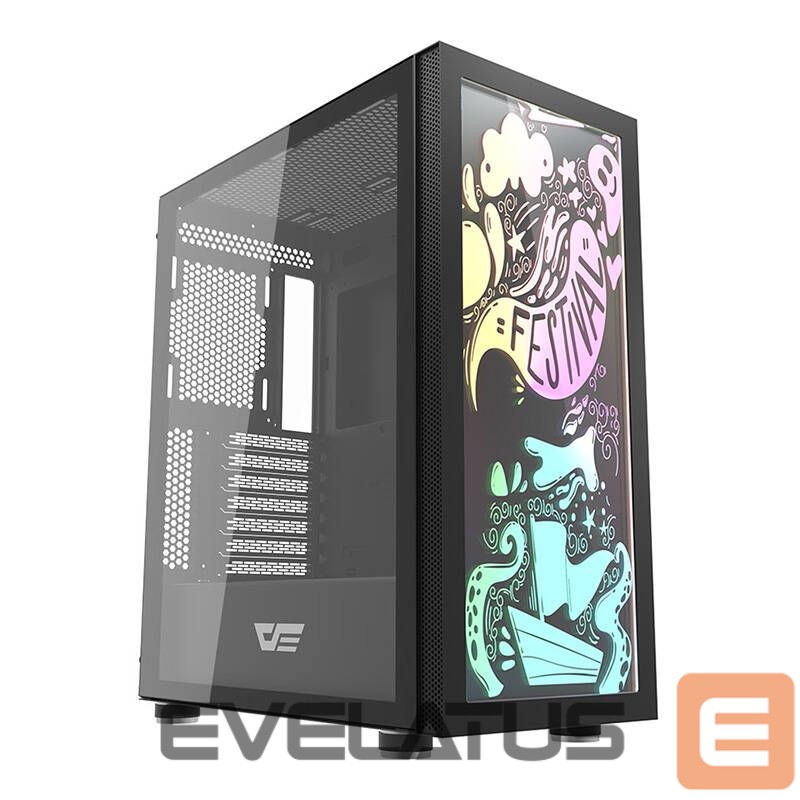 Cooler Darkflash Computer Case Darkflash DK210 Graffiti (black)