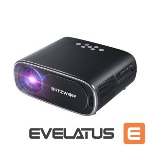 Projector BlitzWolf  BlitzWolf BW-V4 1080p LED beamer / projector, Wi-Fi + Bluetooth (black) 
