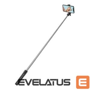 Fotoaparato priedas Hurtel  Selfie stick WHS1Y telescopic tripod 1m with phone holder - black 