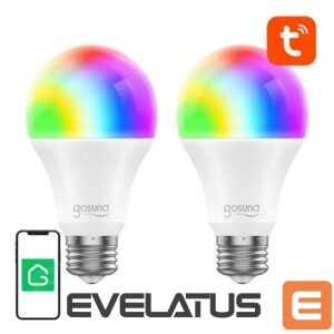Nutikas seade Gosund  Smart Bulb WiFi RGB LED Gosund WB4-2 E27 (2-pack) Tuya 