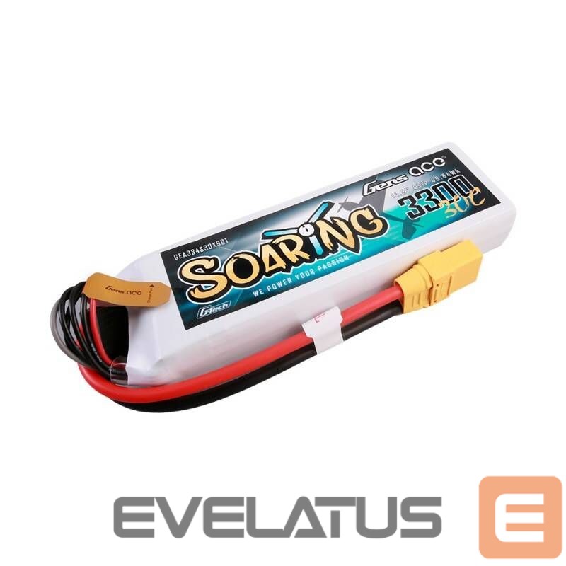 Server - Other Accessories Gens ace Gens ace G-Tech Soaring 3300mAh 14.8V 30C 4S1P Lipo Battery