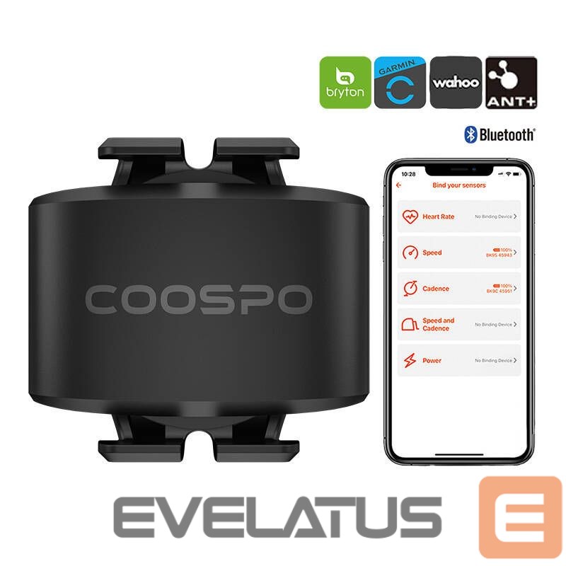 Jalgratta tarvik Coospo Cadence Sensor Coospo BK9C compatibile with Wahooo, Garmin, Bryton etc.