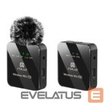 Mikrofons Puller  Wireless Lavalier Microphone PULUZ 1 TX + 1 RX 