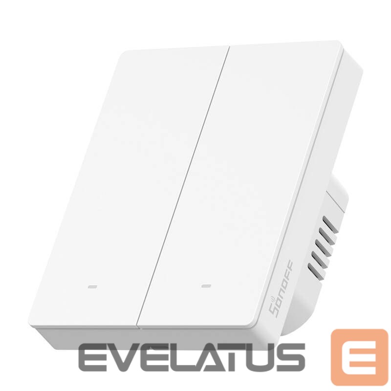 Smart device Sonoff M5-2C-80W WiFi Matter smart wall switch (2-channel, for frame)