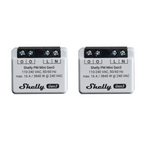 Drone Shelly  Set of 2 Shelly PM Mini Gen3 Controllers 