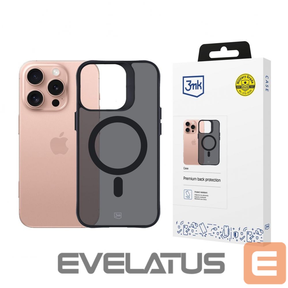 Other Phone Accessory 3MK 3mk Smoke MagCase case with MagSafe for iPhone 16 Pro