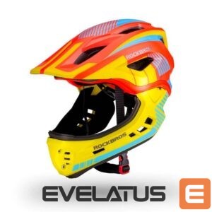 Cita prece Rockbros  Children's bicycle helmet with detachable visor Rockbros TT-32SOYB-S size S - yellow-orange 