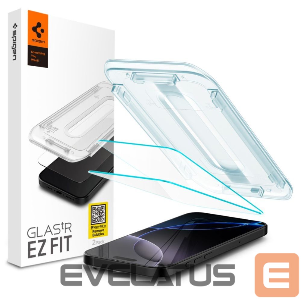 Muu Spigen Spigen Glas.tR EZ Fit Tempered Glass for iPhone 16 Pro Max / 17 Pro Max - 2 pcs.