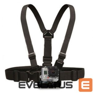 Fotoaparato priedas Hurtel  Chest Mount - Chest Harness for GoPro SJCAM Sports Cameras - Black 