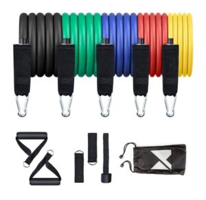 The others Wozinsky  Wozinsky Set of 5 Fitness Bands Exercise Expander + Accessories (WRTS5-01) 