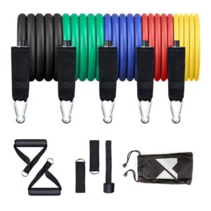 Teised Wozinsky  Wozinsky Set of 5 Fitness Bands Exercise Expander + Accessories (WRTS5-01) 