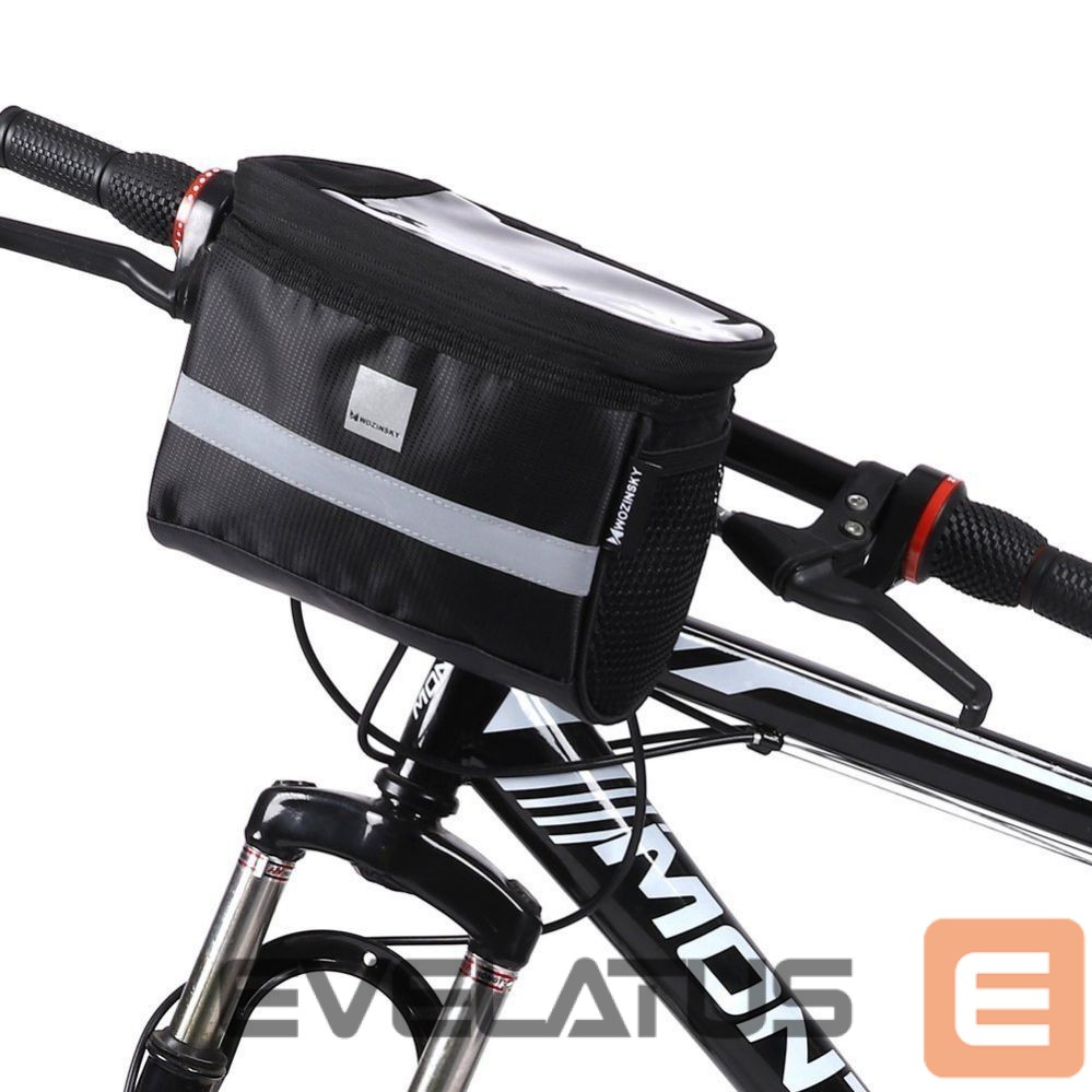Bicycle accessory Wozinsky Wozinsky Bike Handlebar Bag with Phone Case 2L Black (WBB12BK)