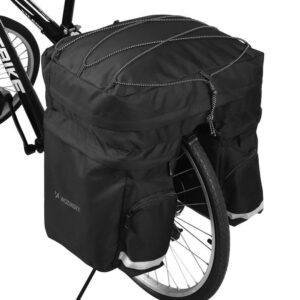 Jalgratta tarvik Wozinsky  Wozinsky 60L spacious bike rack bag (rain cover included) black (WBB13BK) 