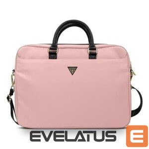 Laptop Bag Guess  Guess Nylon Triangle Logo bag for a 16" laptop - pink 