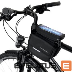 Bicycle accessory Wozinsky  Wozinsky bicycle frame bag, waterproof phone case, 1.5l, black (WBB26BK) 