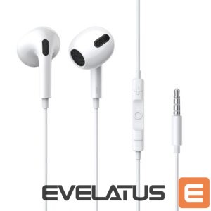 Laidinės ausinės Baseus  Baseus Encok H17 3.5mm minijack wired headphones white (NGCR020002) 