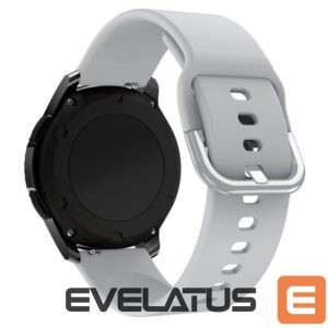 Siksniņa Hurtel  Silicone Strap TYS band for Samsung Galaxy Watch 40 / 41 / 42 / 43 / 44 mm - gray 