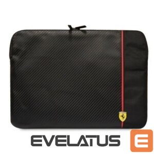 Nešiojamojo kompiuterio krepšys Ferrari  Ferrari Carbon&Smooth case for a 14" laptop - black 