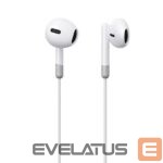 Wired headphones Joyroom  Joyroom JR-EW01 in-ear wired mini jack headphones with remote control - white 