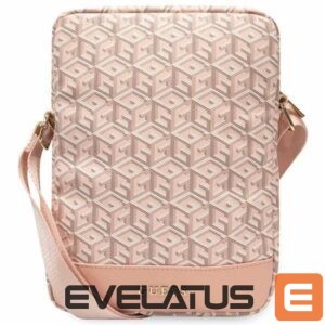 Back panel cover Guess  Guess Bag GUTB10HGCFSEP 10" pink/pink GCube Stripe Tablet Bag 