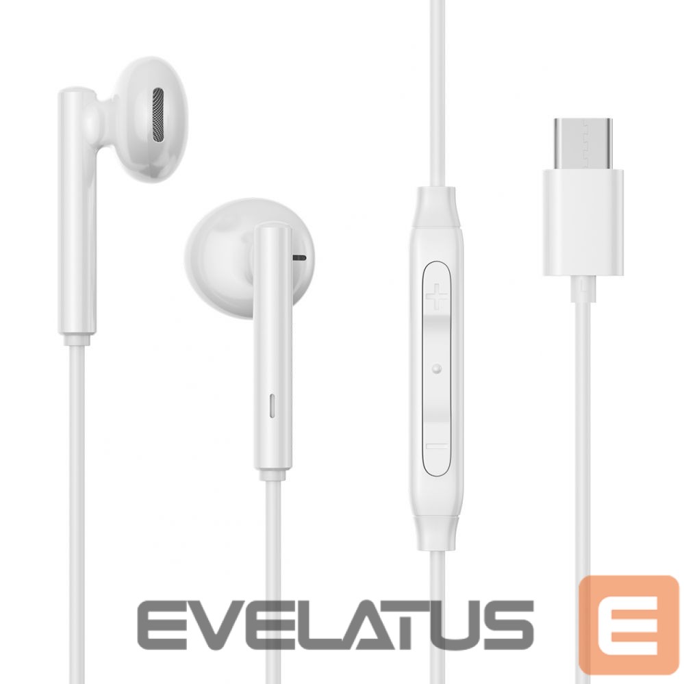 Kõrvaklapid Joyroom Joyroom JR-EC05 USB-C in-ear headphones - white