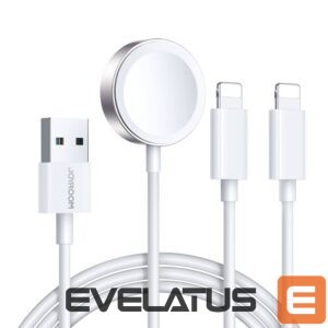 Strap Joyroom  Joyroom S-IW007 3-in-1 cable USB-A magnetic charger - Lightning 1.2m - white 