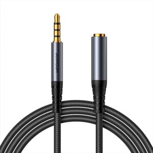 Converter Joyroom  Joyroom stereo audio cable AUX 3.5 mm mini jack (male) - mini jack (female) 1.2 m black (SY-A09) 