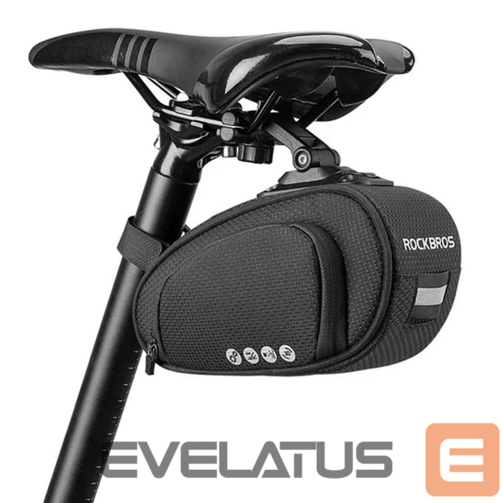 Jalgratta tarvik Rockbros Rockbros C40 bicycle bag under the saddle - black