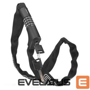 Jalgratta tarvik Rockbros  Rockbros 3230002001 bicycle lock with combination and key - black 