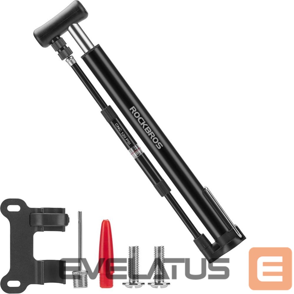 Bicycle accessory Rockbros Rockbros 42322821001 floor bicycle pump - black